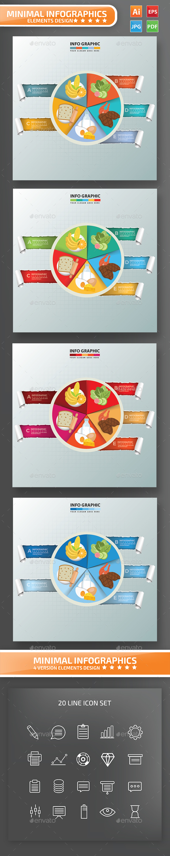 Food Infographic Templates Biology Diagrams